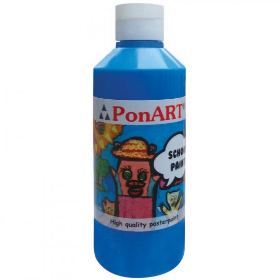 PONART SCHOOL PAİNT 250ML PRİMER MAVİ