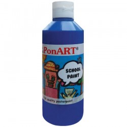 PONART SCHOOL PAİNT 250ML K.MAVİ
