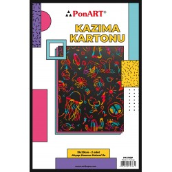 PONART PK-1029 KAZIMA KARTONU 20X29,5CM 2Lİ