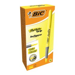 BİC FOSFORLU KALEM BRİTE LİNER GRİP SARI 811935