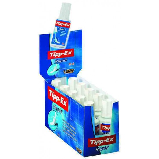 TIPP-EX SIVI SİLİCİ RAPİD 20 ML SÜNGERLİ 8859944