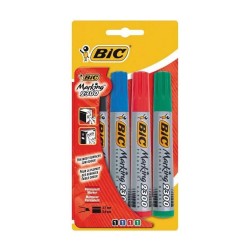 BİC PERMANENT MARKÖR 2300 KESİK UÇ 4LU 820922