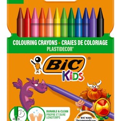 BİC PLASTİDECOR SİLİNEBİLİR PASTEL12Lİ 920299/945764/9457645