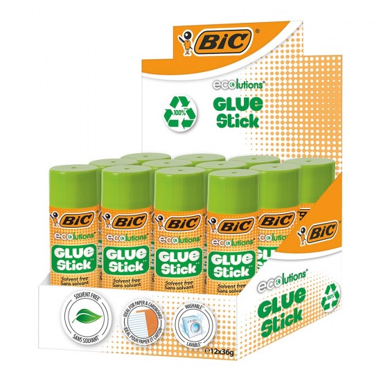 BİC ECO GLUE STİCK 36GR 12Lİ 9192541