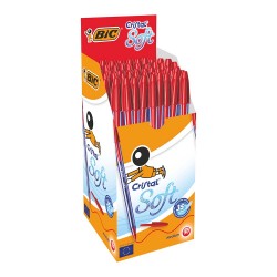 BİC CRİSTAL SOFT TÜKENMEZ KALEM KIRMIZI 91820