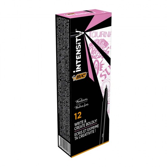 BİC INTENSITY FINELINER PEMBE 12Lİ KT 942065/934424