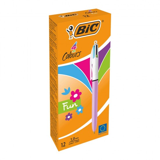 BİC 4 COLOURS FUN GÖVDE TÜKENMEZ KALEM 503815
