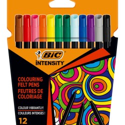 BİC INTENSITY KEÇELİ BOYA KALEMİ 12 RENK 978004