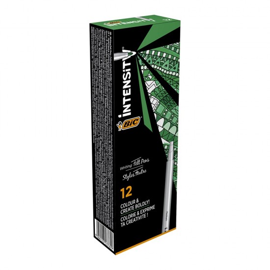 BİC INTENSITY MEDIUM LINER YEŞİL 12Lİ KT 964781