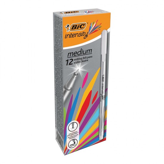 BİC INTENSITY MEDIUM LINER GRİ 12Lİ KT 992631