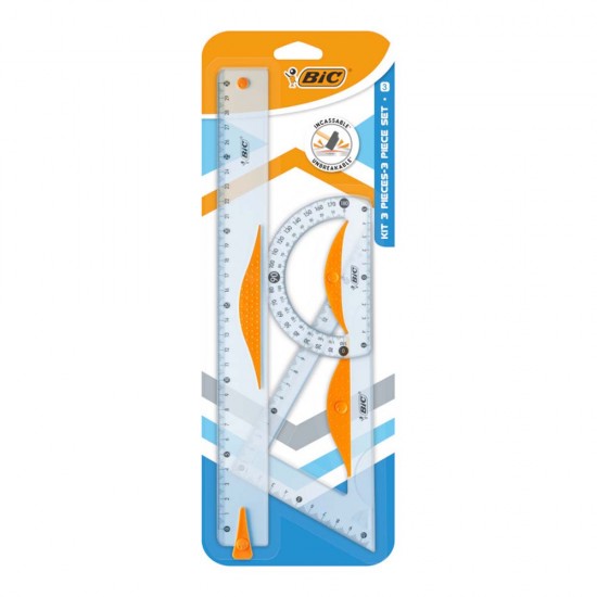 BİC ÇİZİM SETİ 3LÜ 30CM 9927272