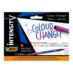 BİC INTENSITY RENK DEĞİŞTİREN KEÇE UÇLU KALEM 6 RENK 1012091