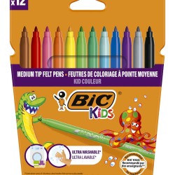 BİC KİDS COLOR KEÇELİ BOYA KALEMİ 12 RENK 9202937