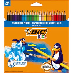 BİC AQUACOULEUR KURU SULU BOYA 24LÜ 8575635
