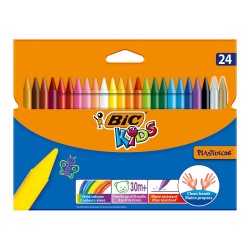 BİC PLASTİDECOR SİLİNEBİLİR PASTEL 24 RENK 8297724