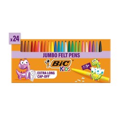 BİC VİSA YIKANABİLİR JUMBO KEÇELİ KALEM 24LÜ 8290053