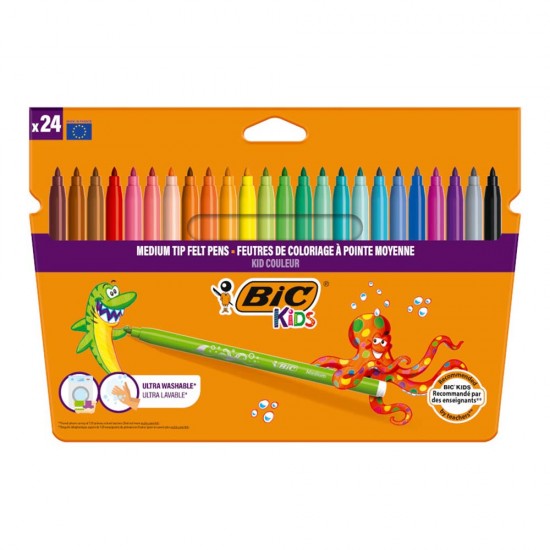 BİC KİDS COLOR KEÇELİ BOYA KALEMİ 24 RENK 8418005