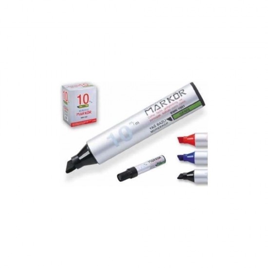 MİCRO MMP-1001 KOLİ MARKÖRÜ 10MM KIRMIZI