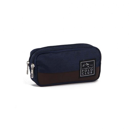 VKN 3012 CAMBRİDGE POLO CLUB CREATİVE KALEM ÇANTA 2 BÖLME LACİVERT