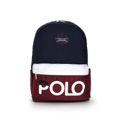 VKN 3018 CAMBRİDGE POLO CLUB PREPPY TEK BÖLME SIRT ÇANTASI LACİVERT