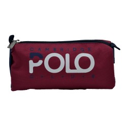 VKN 3021 CAMBRİDGE POLO CLUB PREPPY KALEM ÇANTA TEK BÖLME BORDO