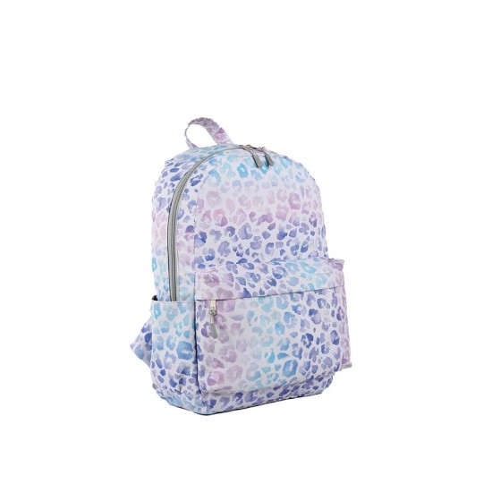 VKN 2109.725 CAMBRİDGE POLO CLUB SIRT ÇANTASI BEYAZ LEOPAR