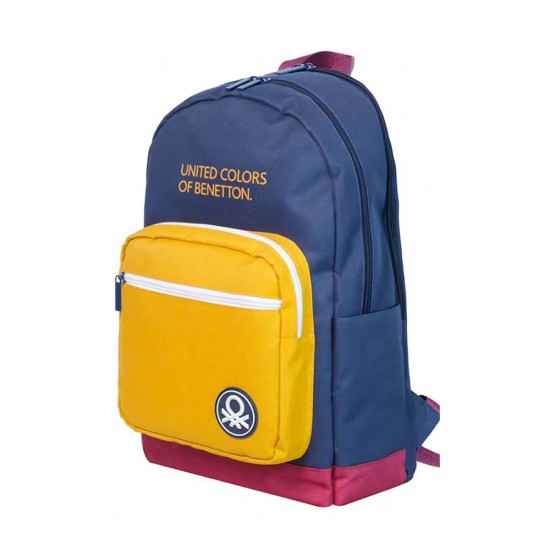 VKN 13020 UNITED COLORS OF BENETTON TRİCOLOR SIRT ÇANTASI LACİVERT