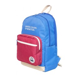 VKN 13022 UNITED COLORS OF BENETTON TRİCOLOR İLKOKUL ÇANTASI MAVİ