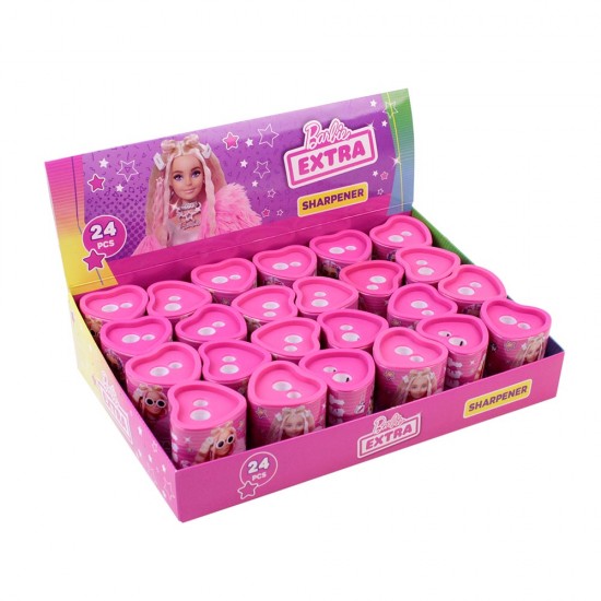 DOLPHİN B-9753 BARBİE METAL KALEMTRAŞ 24LÜ KT