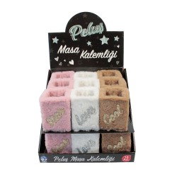 DOLPHİN PP-469 PELUŞ MASA KALEMLİĞİ