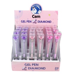 DOLPHİN GP-3725 TAŞLI JEL KALEM 3 RENK KUTULU