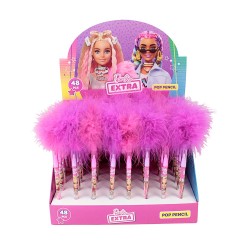 DOLPHİN B-752 BARBİE TÜYLÜ GEÇMELİ KURŞUN KALEM