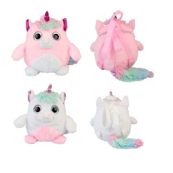 DOLPHİN PBG-22-B PELUŞ SIRT ÇANTASI-UNICORN