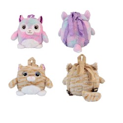 DOLPHİN PBG-22-D PELUŞ SIRT ÇANTASI-KEDİ