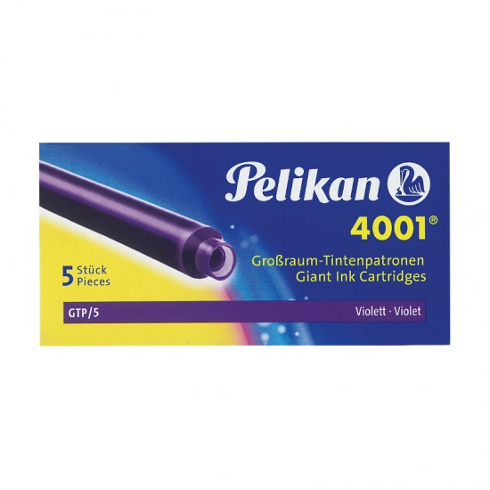 PELİKAN 4001 TP/6 D.KALEM KARTUŞU 6LI MOR
