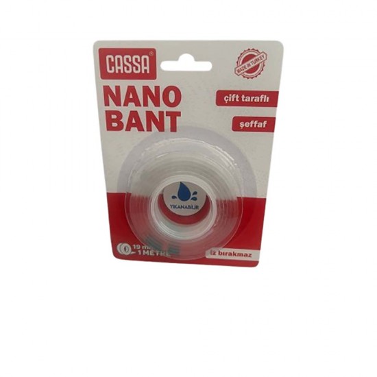 CASSA 9665-00 NANO BANT 19 MM X 1 M ŞEFFAF