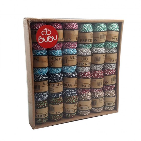 CEREN KI0001 ÇİFT RENKLİ KAĞIT İP 10M 24LÜ