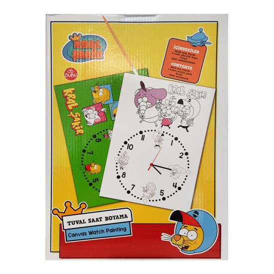 CEREN KSAK-AC028 ŞAKİR TUVAL SAAT BOYAMA