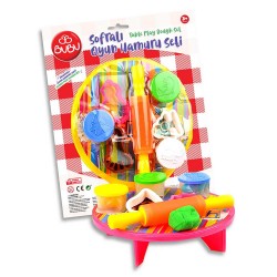 BU-BU OH0002 OYUN HAMURU SOFRALI SETİ 3X15GR