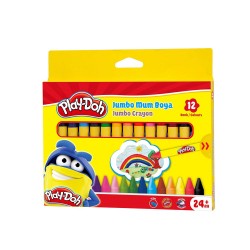 PLAY-DOH PLAY-CR005 MUM BOYA CRAYON 12 RENK