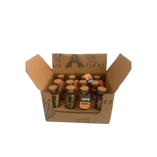 MARLA RH001 MİNİ CAM VAZOLAR 12Lİ KT