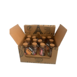 MARLA RH010 MİNİ CAM VAZOLAR 12Lİ KT