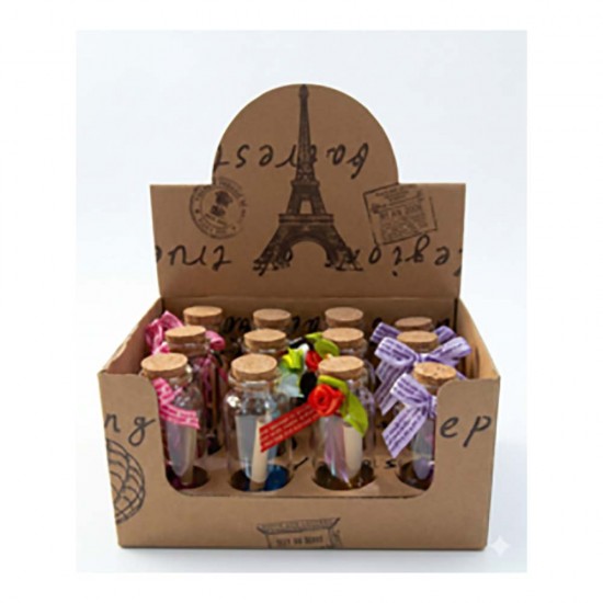 MARLA RH025 MİNİK SÜS VAZO GÜL 12Lİ KT