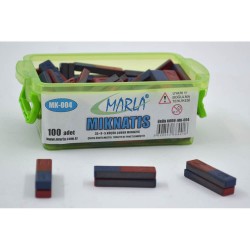 MARLA MK004 MAVİ/KIRMIZI ÇUBUK MIKNATIS 100LÜ KT
