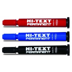 Hİ-TEXT 830PC PERMANENT MARKÖR KESİK UÇ KIRMIZI