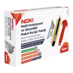 NOKİ 6600 MAKET BIÇAĞI YEDEĞİ GÜVENLİKLİ 19MM