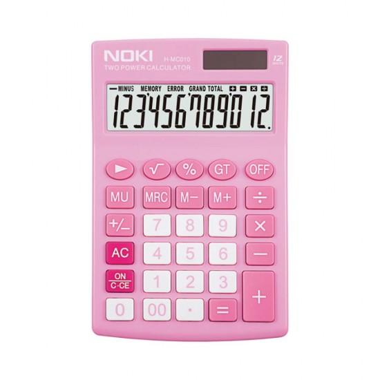 NOKİ HESAP MAKİNASI PEMBE H-MC010