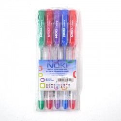 NOKİ SİMLİ JEL KALEM KRŞ.RENK 5Lİ 1MM SJP-5