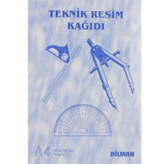 DİLMAN 2112 TEKNİK RESİM KAĞIDI A4 DİKEY