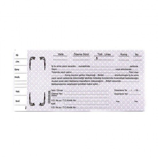 DİLMAN 2301 SENET POŞETLİ 100YP